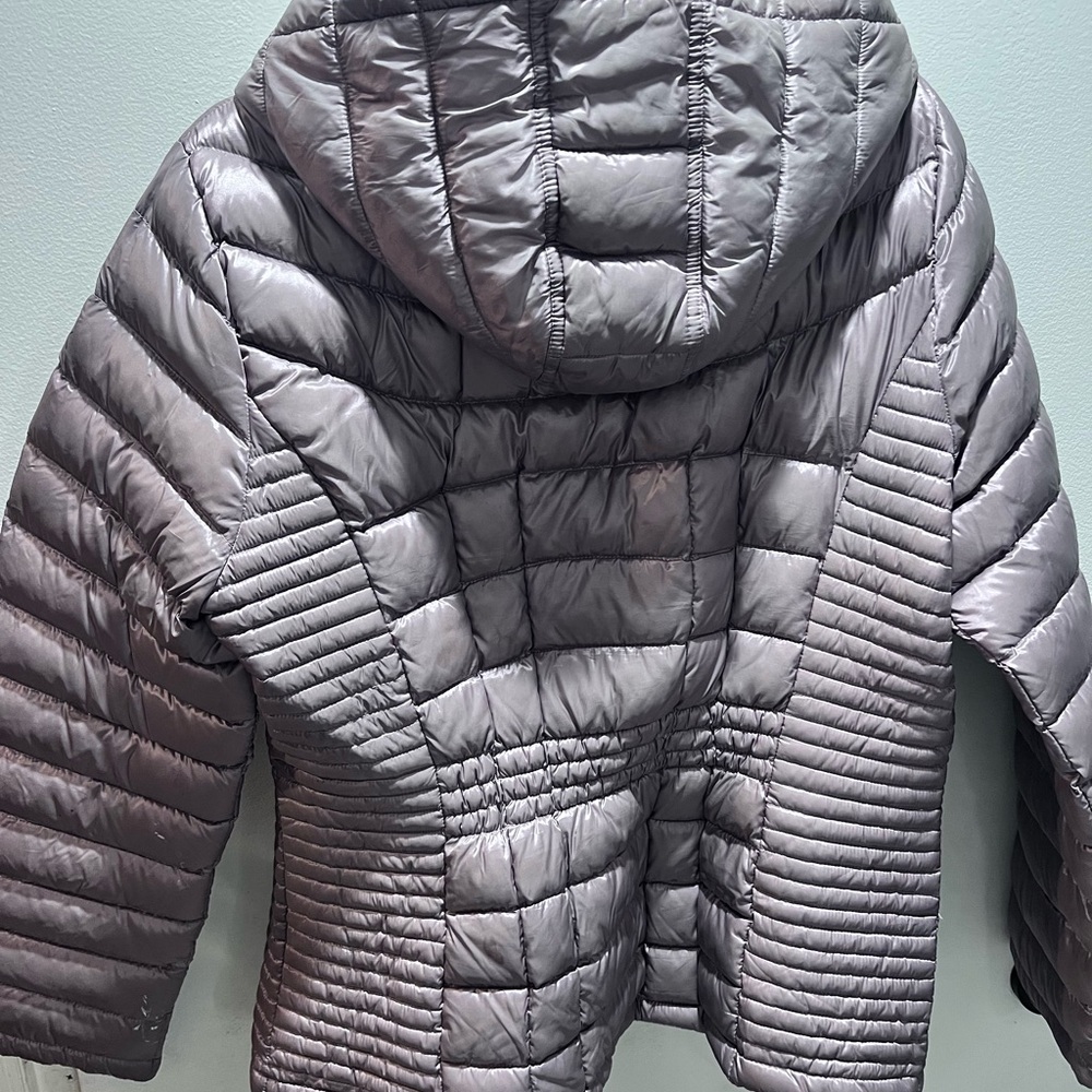 Calvin Klein Puffer Jacket - Light Wine Color GUC Sz Womens Large - Picture 3 of 5